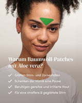 Zornesfalten Patches mit Aloe vera