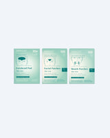 APRICOT Beauty-Set bestehend aus Aloe vera Stirn Pad, Aloe vera Zornesfalten Patches und Aloe vera Mund Patches