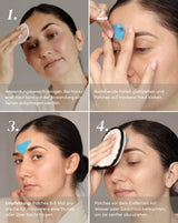 Zornesfalten Patches mit Hyaluron - blau