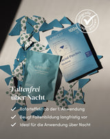 Zornesfalten Patches mit Hyaluron - blau