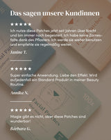 Zornesfalten Patches mit Hyaluron - blau