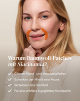 Mund Patches mit Niacinamid