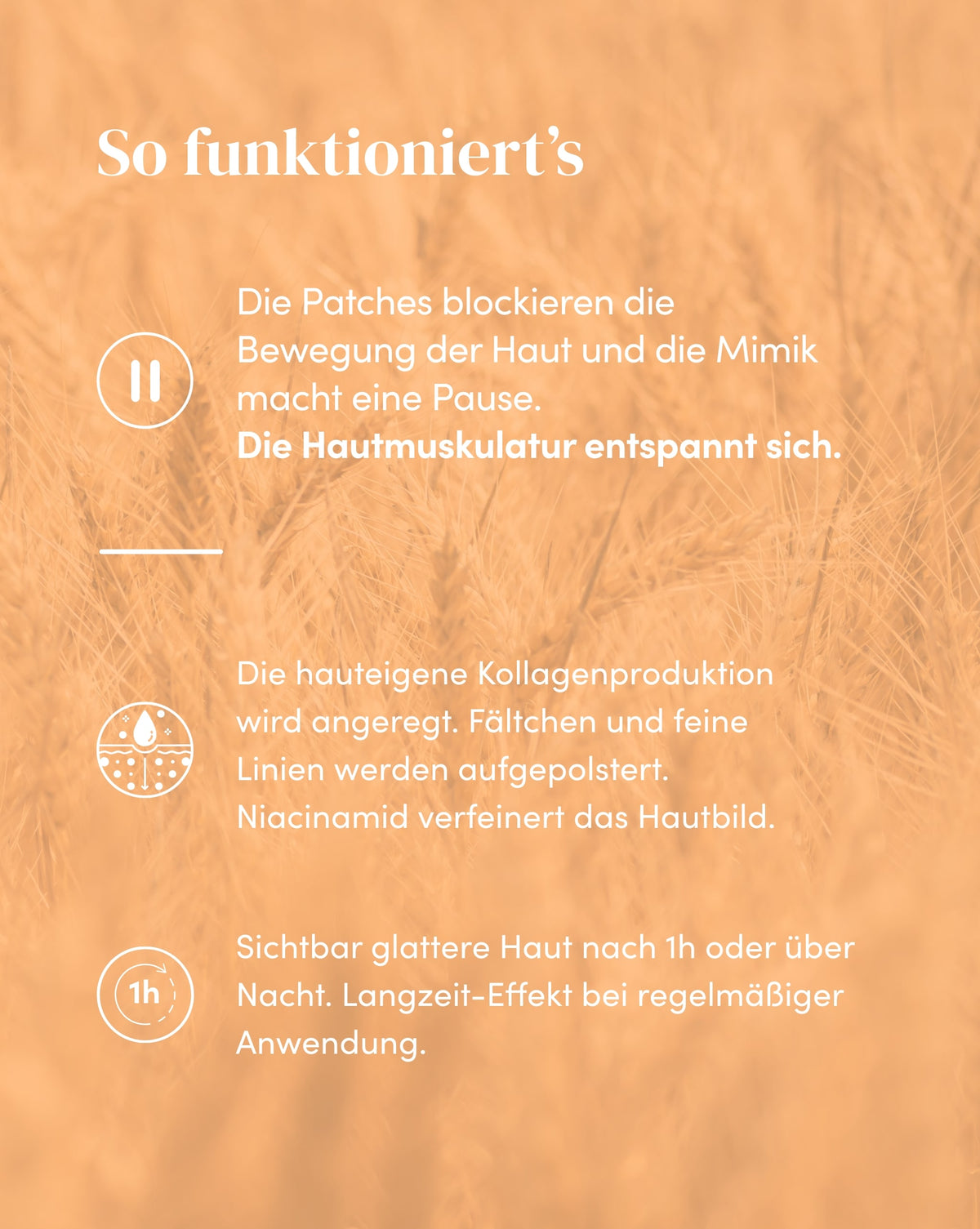 Wirkweise der Mund Patches mit Niacinamid für sichtbar glattere Haut