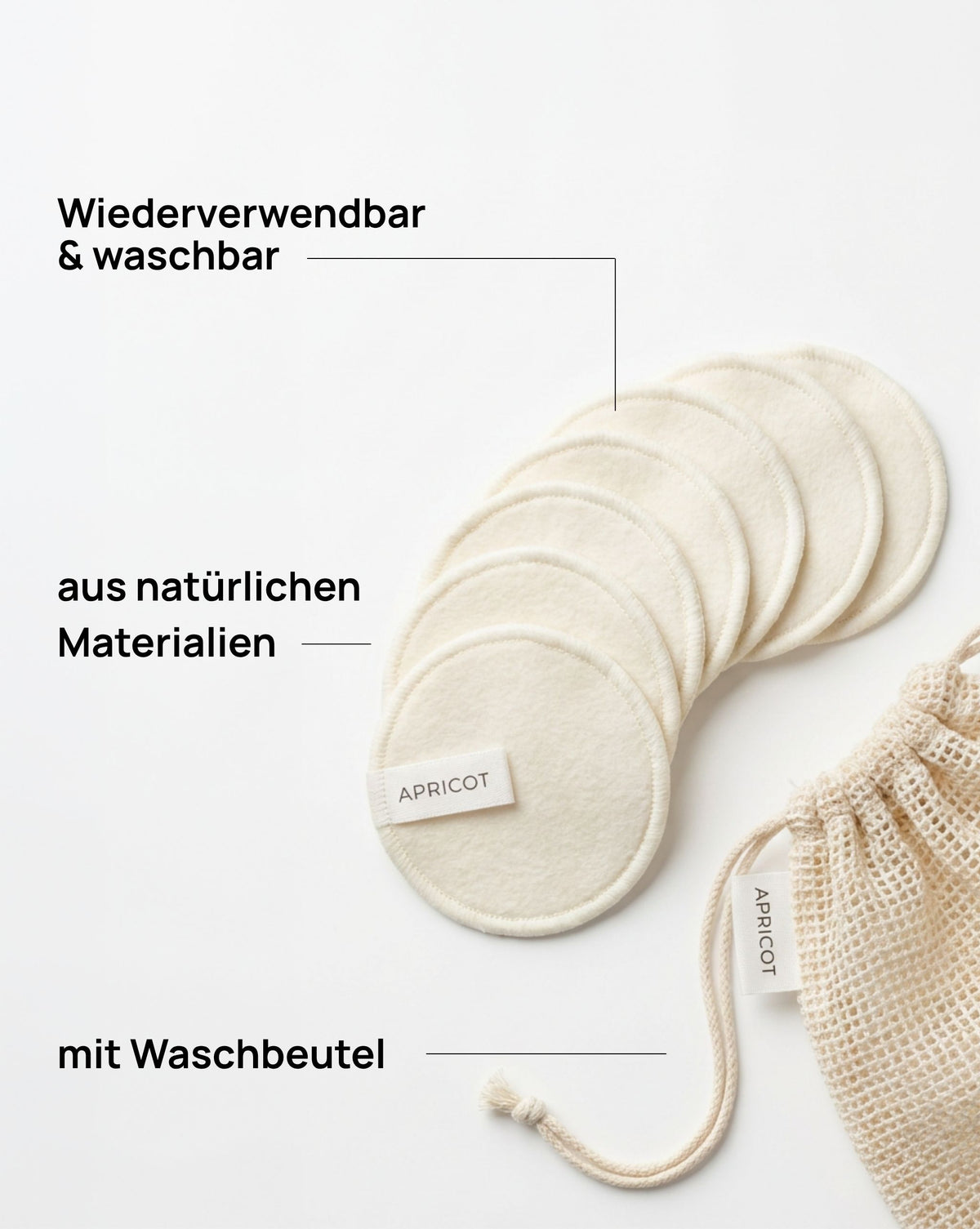 Wiederverwendbare Reinigungspads