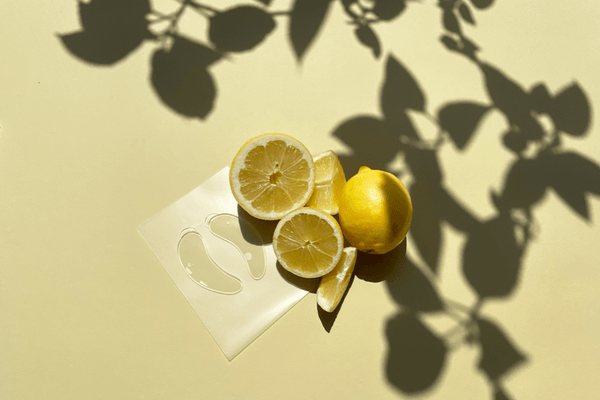 Care with vitamin C for the skin – focus on lemons and eye pads