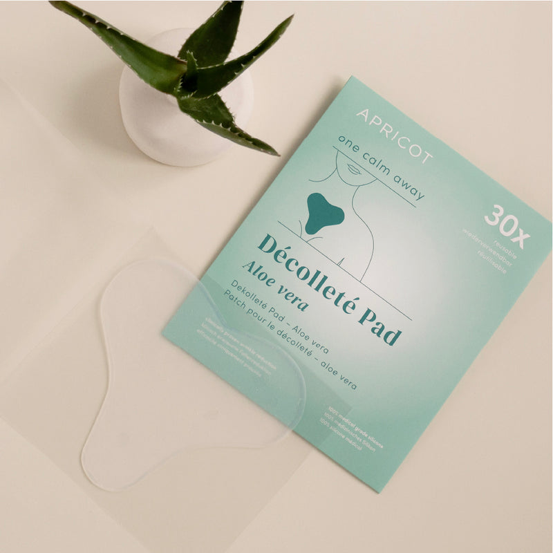 Décolleté Pad mit Aloe Vera