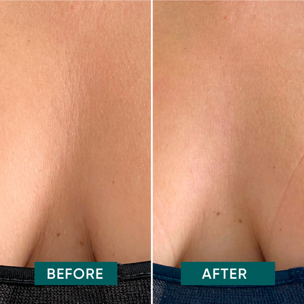 Décolleté Pad mit Aloe Vera