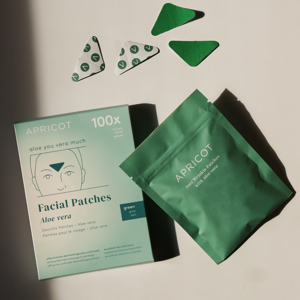 Zornesfalten-Patches mit Aloe Vera