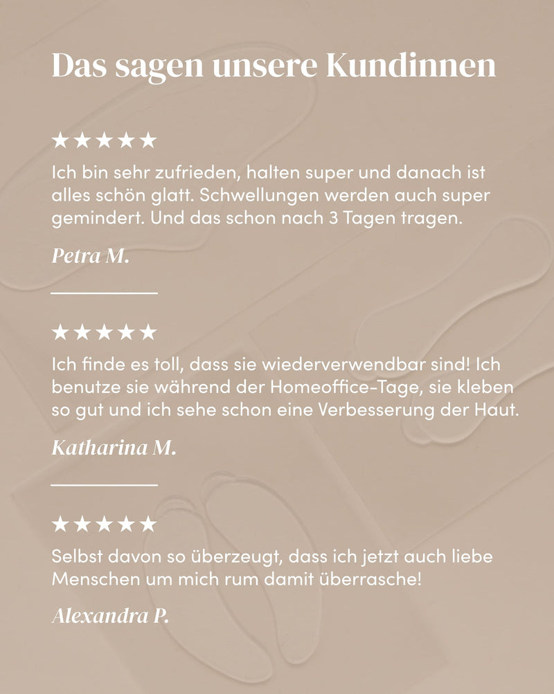 Augen-Schläfen Pads mit Aloe vera