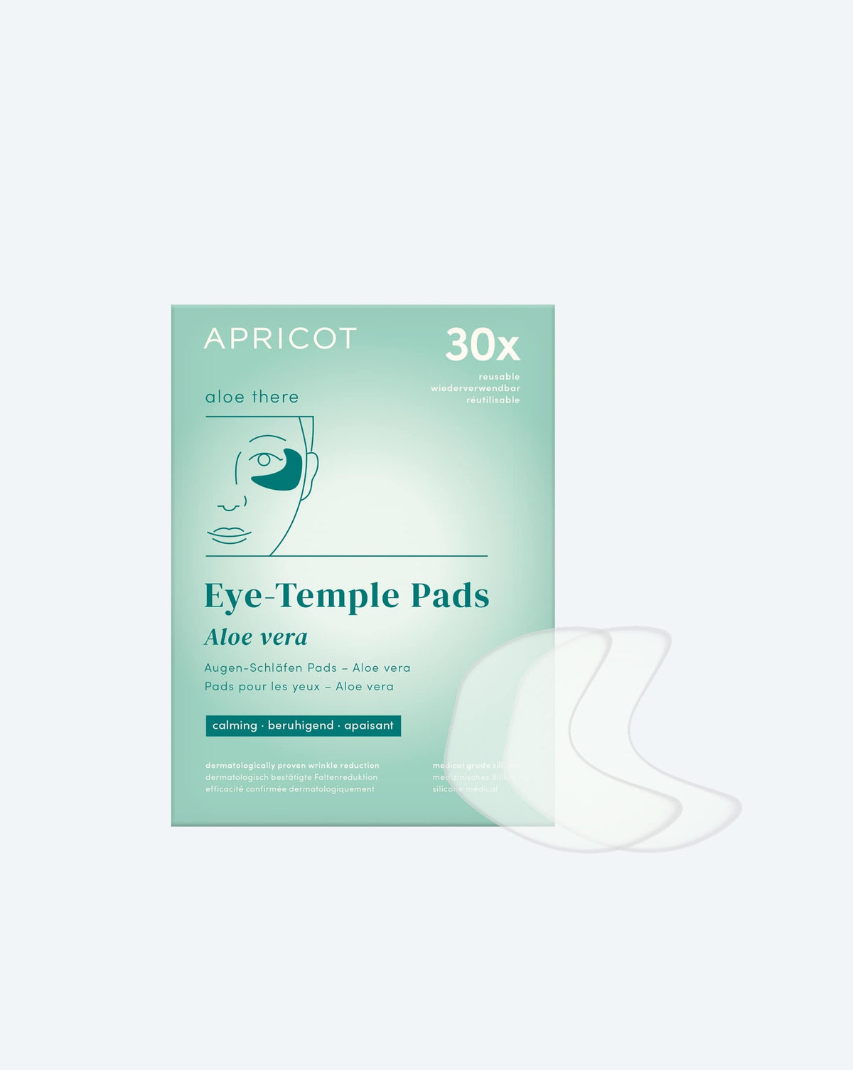 Aloe vera Augen- und Schläfenpads