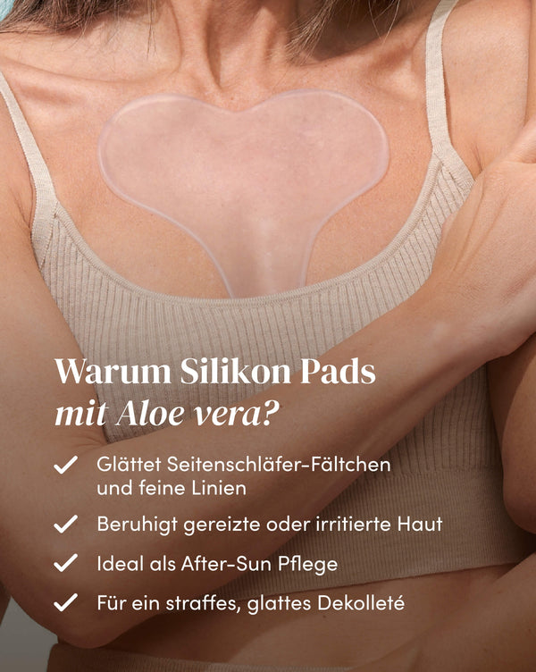 Decolleté Pad mit Aloe vera