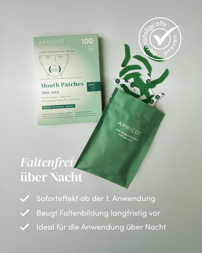 Mund Patches mit Aloe vera