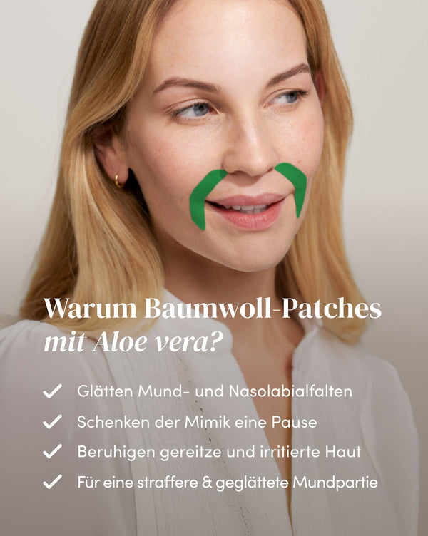 Mund Patches mit Aloe vera
