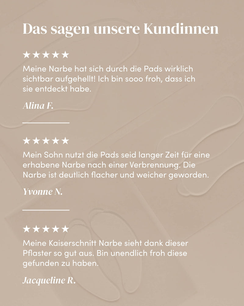 Narben Pads mit Aloe Vera