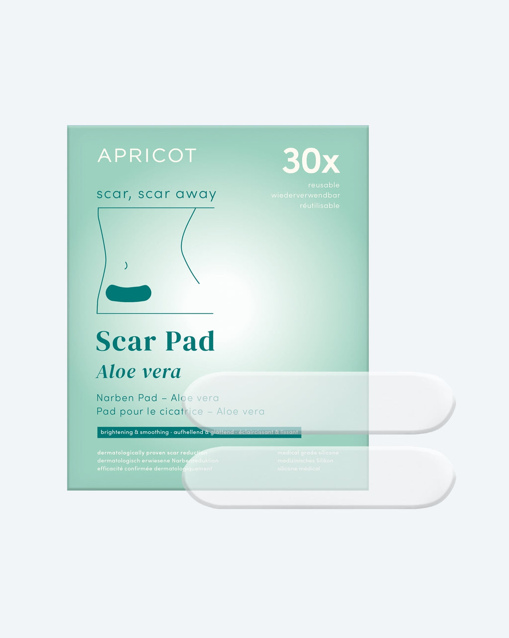 Narben Pads mit Aloe vera