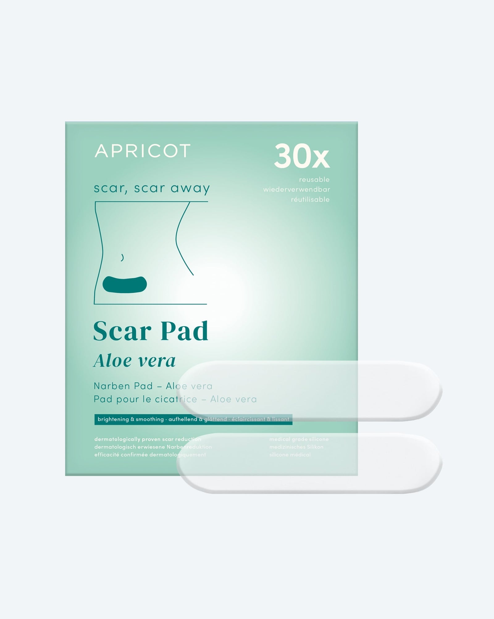 Aloe vera Narbenpads für schnelle Heilung