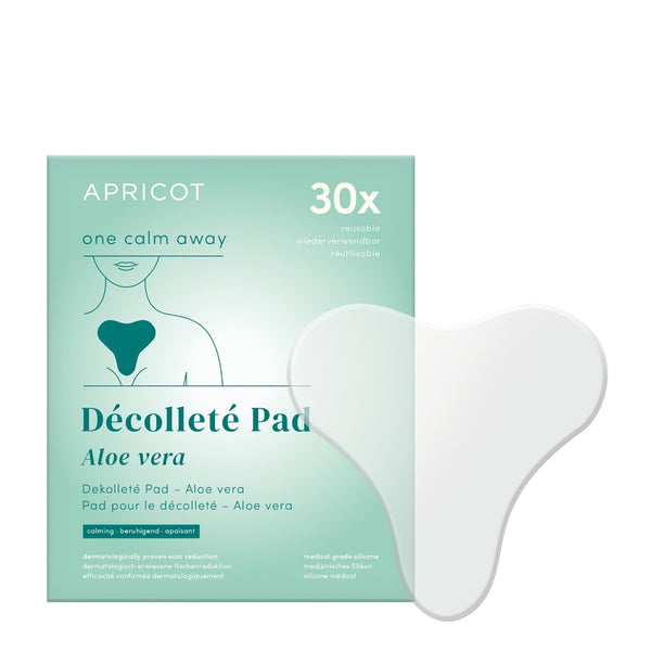 Décolleté Pad mit Aloe Vera