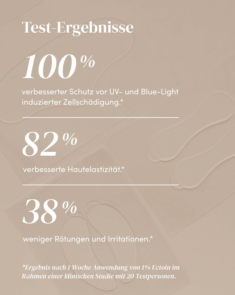 Augen-Schläfen Pads mit Ectoin