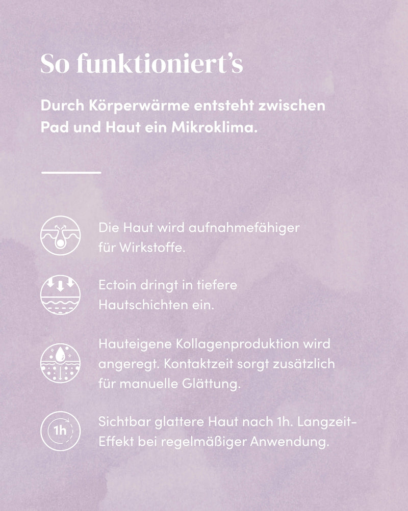Augen-Schläfen Pads mit Ectoin
