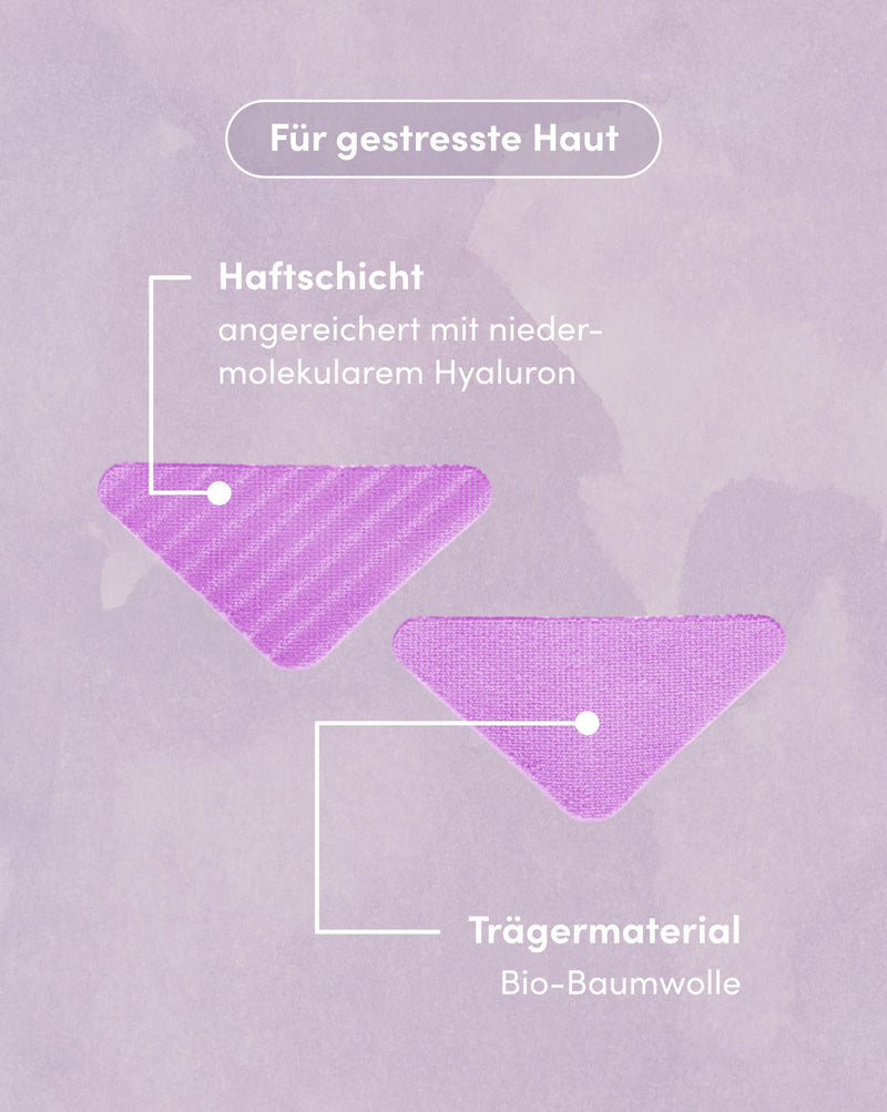 Zornesfalten Patches mit Ectoin