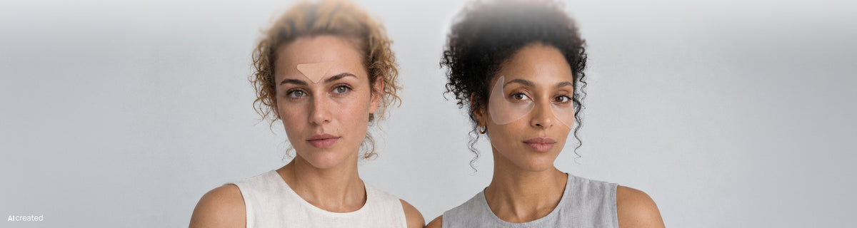 Zwei Frauen mit natürlicher Haut – Routine, um Falten vorzubeugen