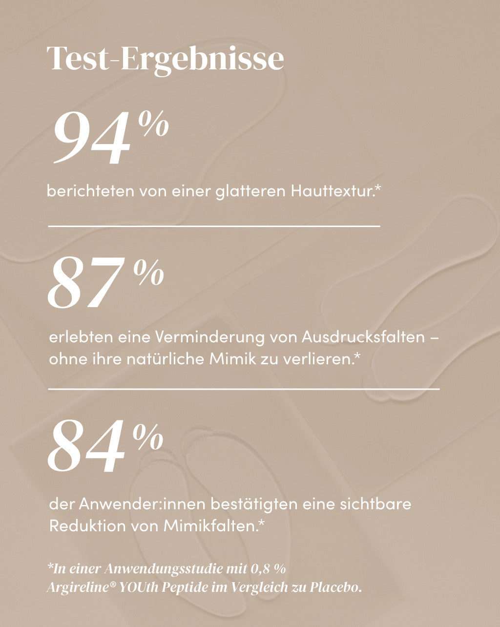 Wirksamkeit von Hexapeptid-8 Silikon-Augenpads anhand von Test-Ergebnissen einer klinischen Studie