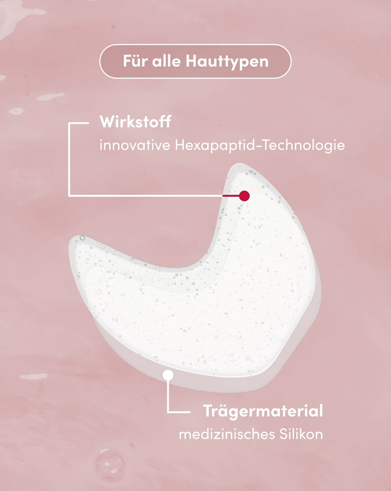 Augen-Schläfen Pads mit Hexapeptid
