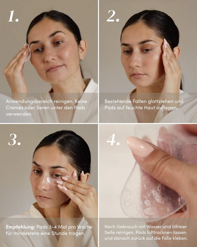 Augen Pads mit Hyaluron