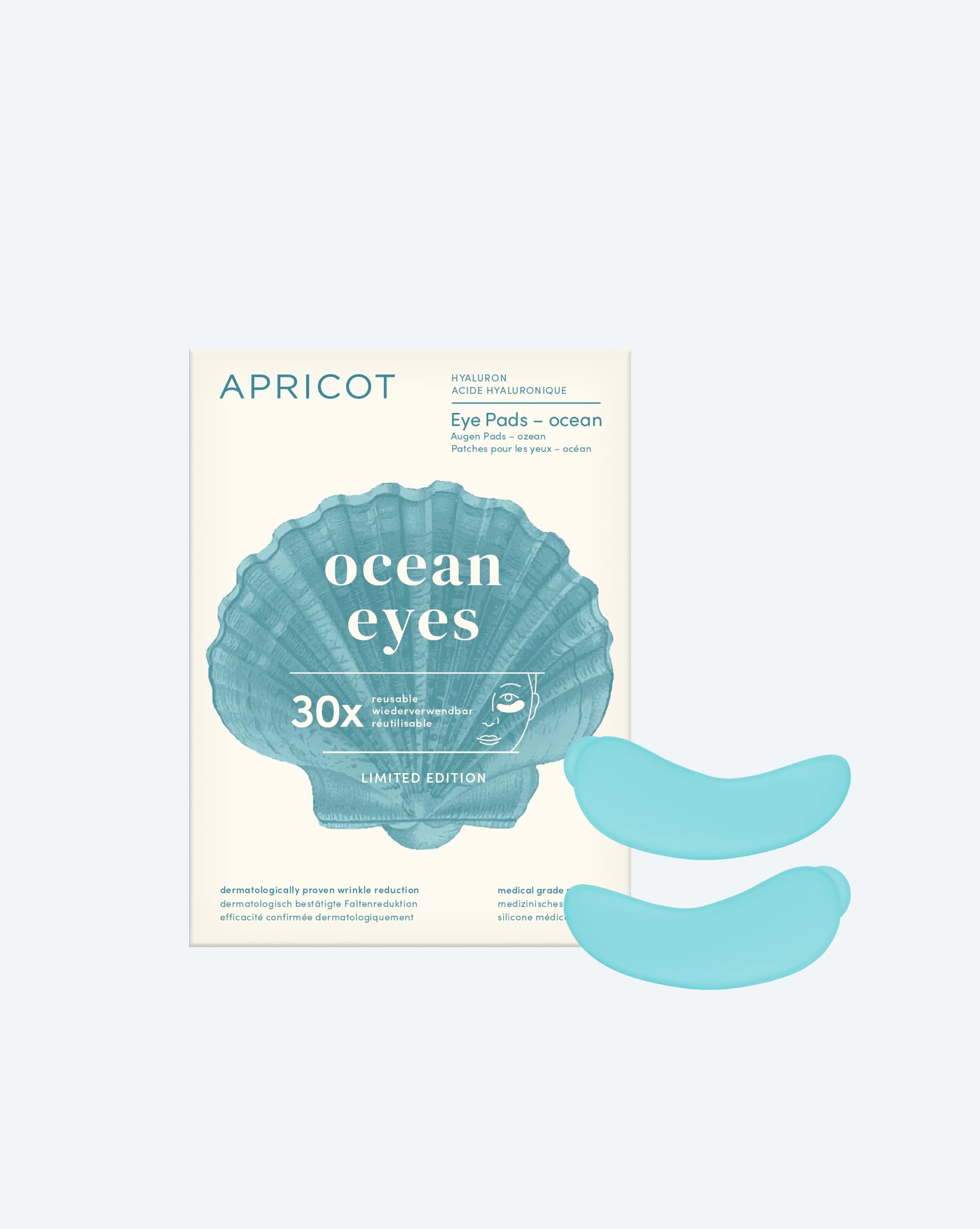 APRICOT Augenpads mit Hyaluron für die Augenpartie