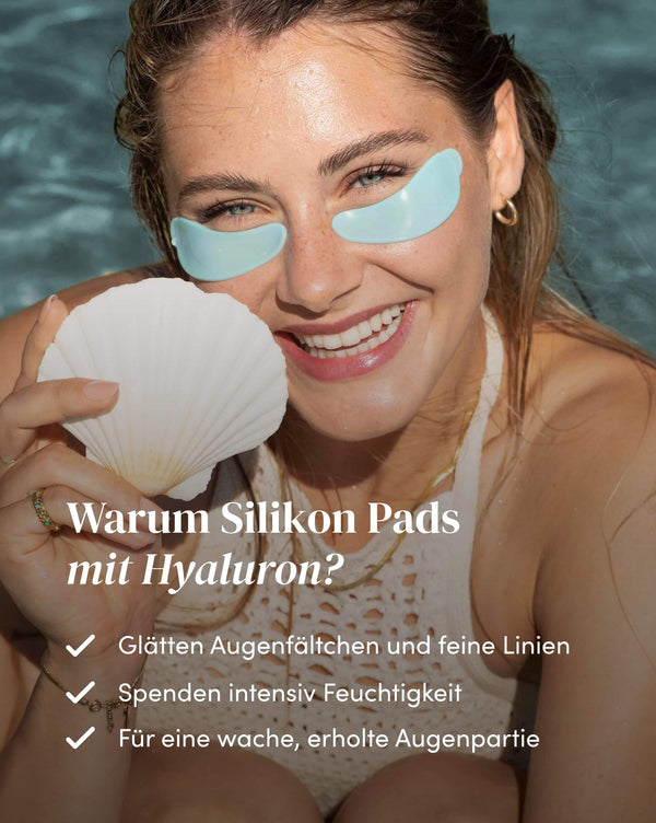 Augen Pads mit Hyaluron  "ocean eyes"