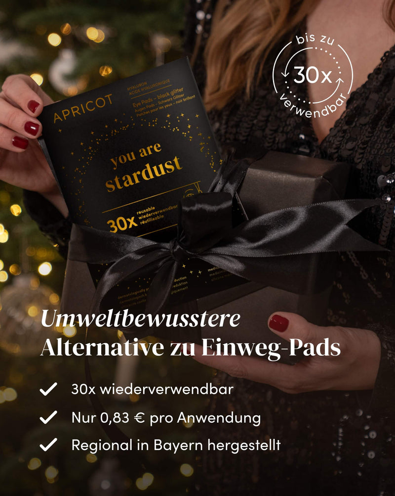 Glitzer Augen Pads mit Hyaluron