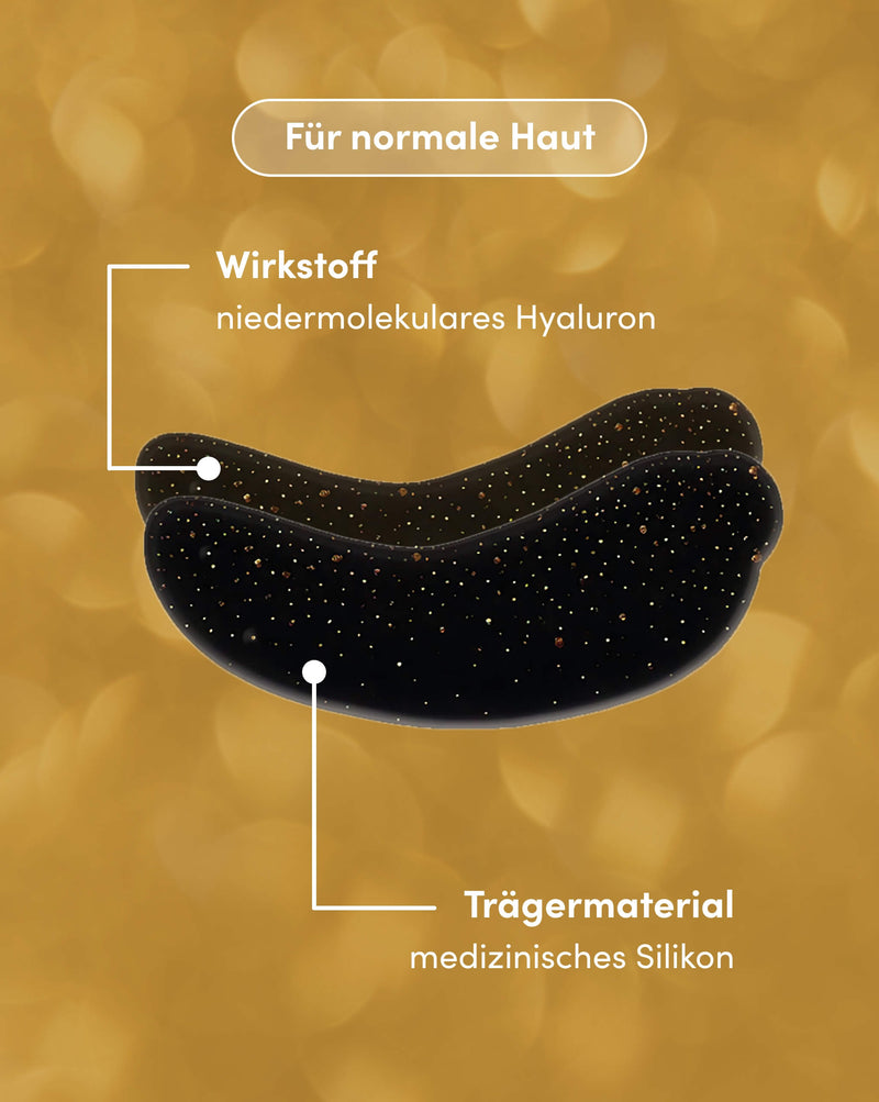 Glitzer Augen Pads mit Hyaluron