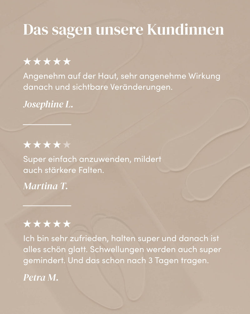 Augen-Schläfen Pads mit Hyaluron