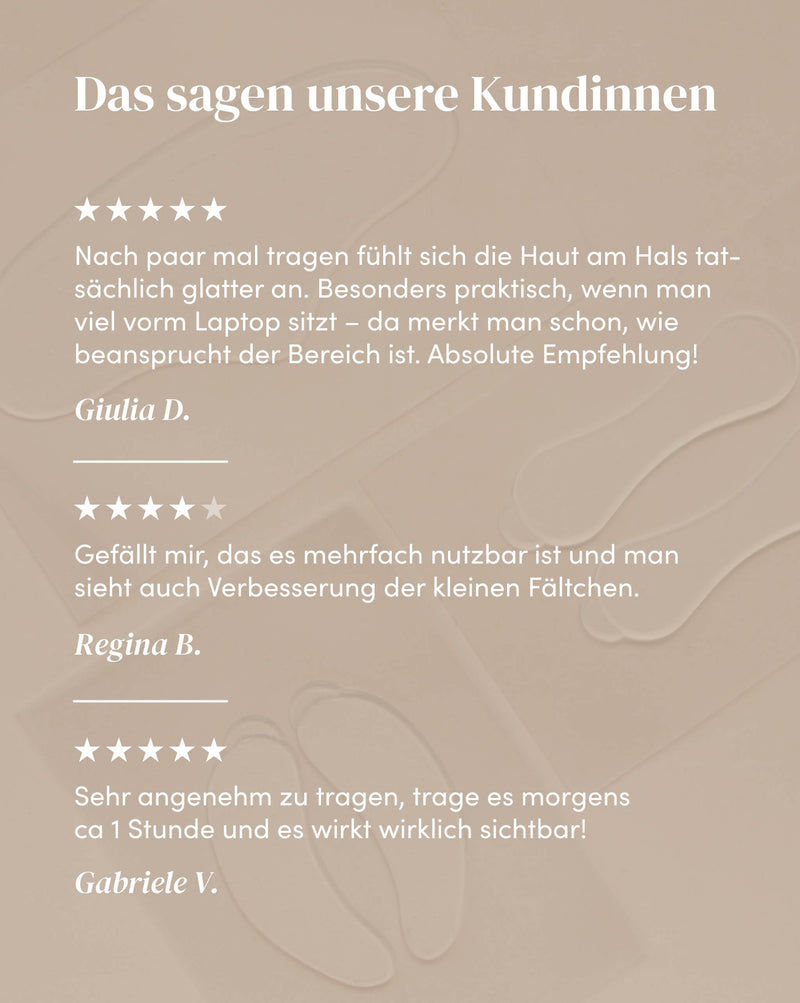 Hals Pad mit Hyaluron