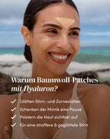 Zornesfalten Patches mit Hyaluron