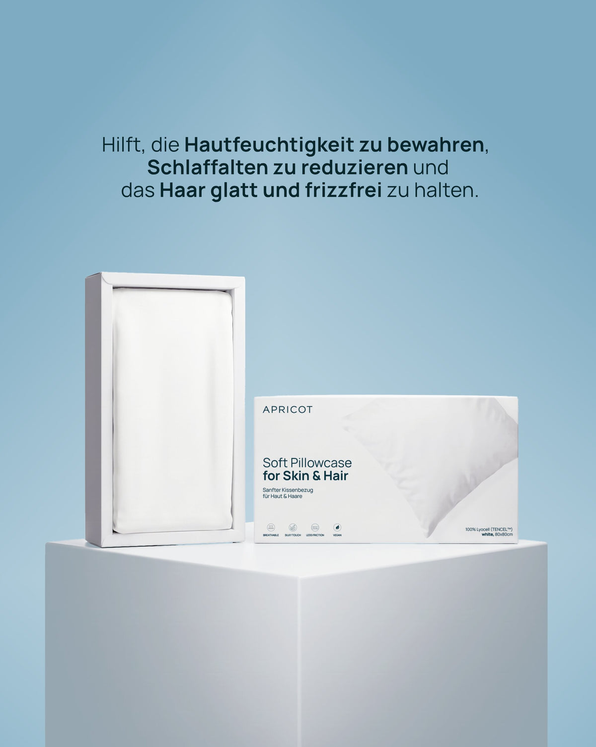 Sanfter Lyocell Kissenbezug für Haut & Haare