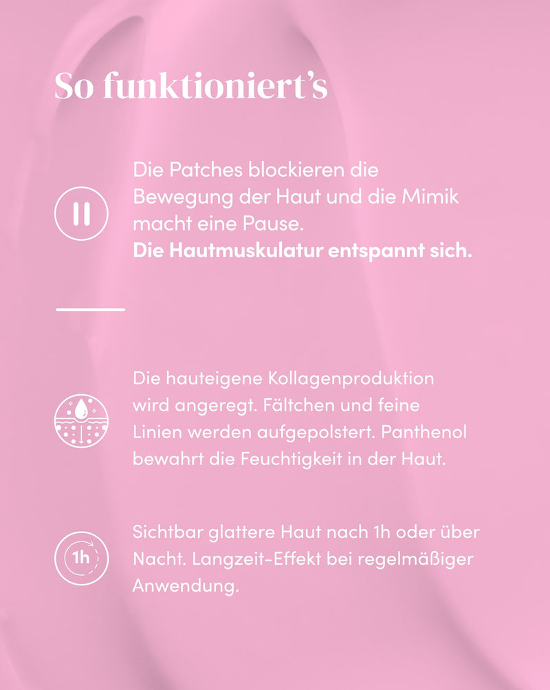 Zornesfalten Patches mit Panthenol