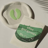 Eye pads "aloe gorgeous" with Aloe vera