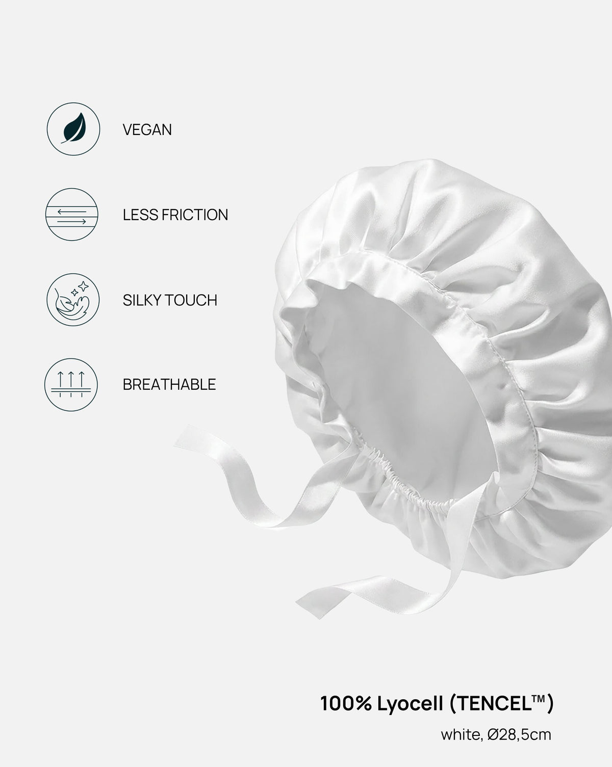 Lyocell Bonnet – Schlafhaube für die Haare