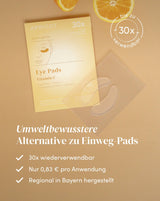 Augen Pads mit Vitamin C