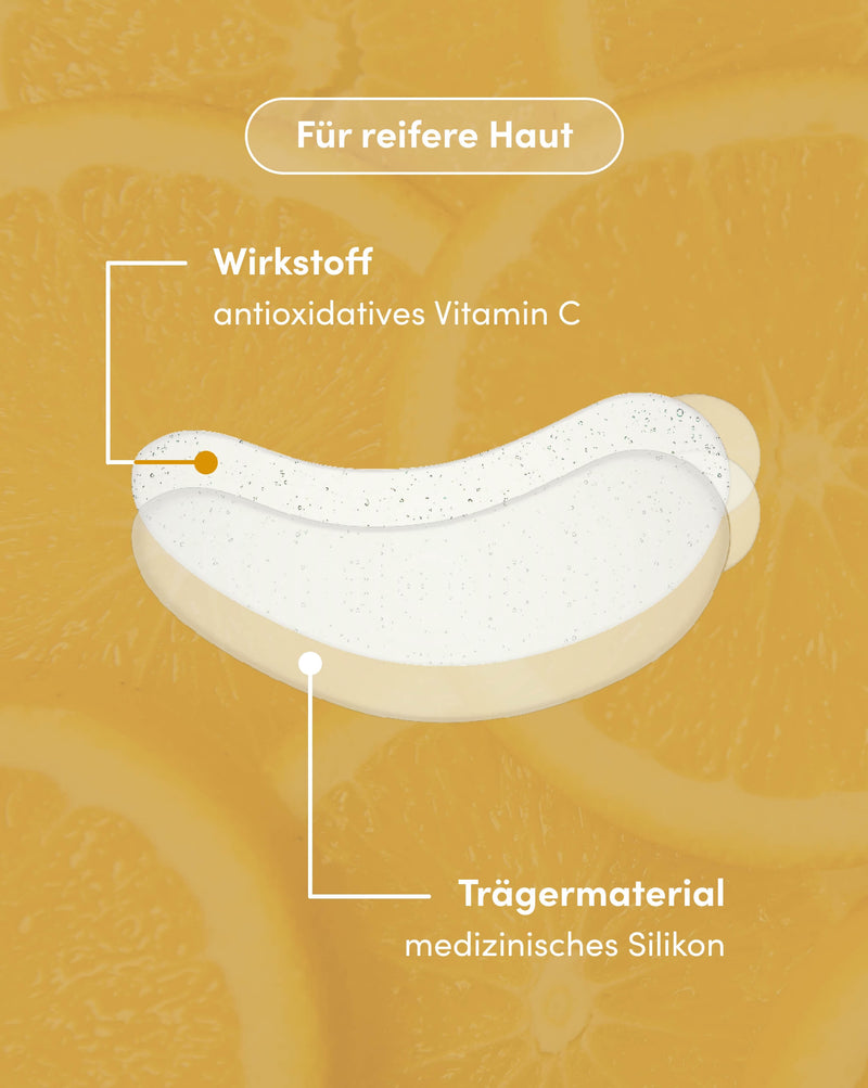 Augen Pads mit Vitamin C
