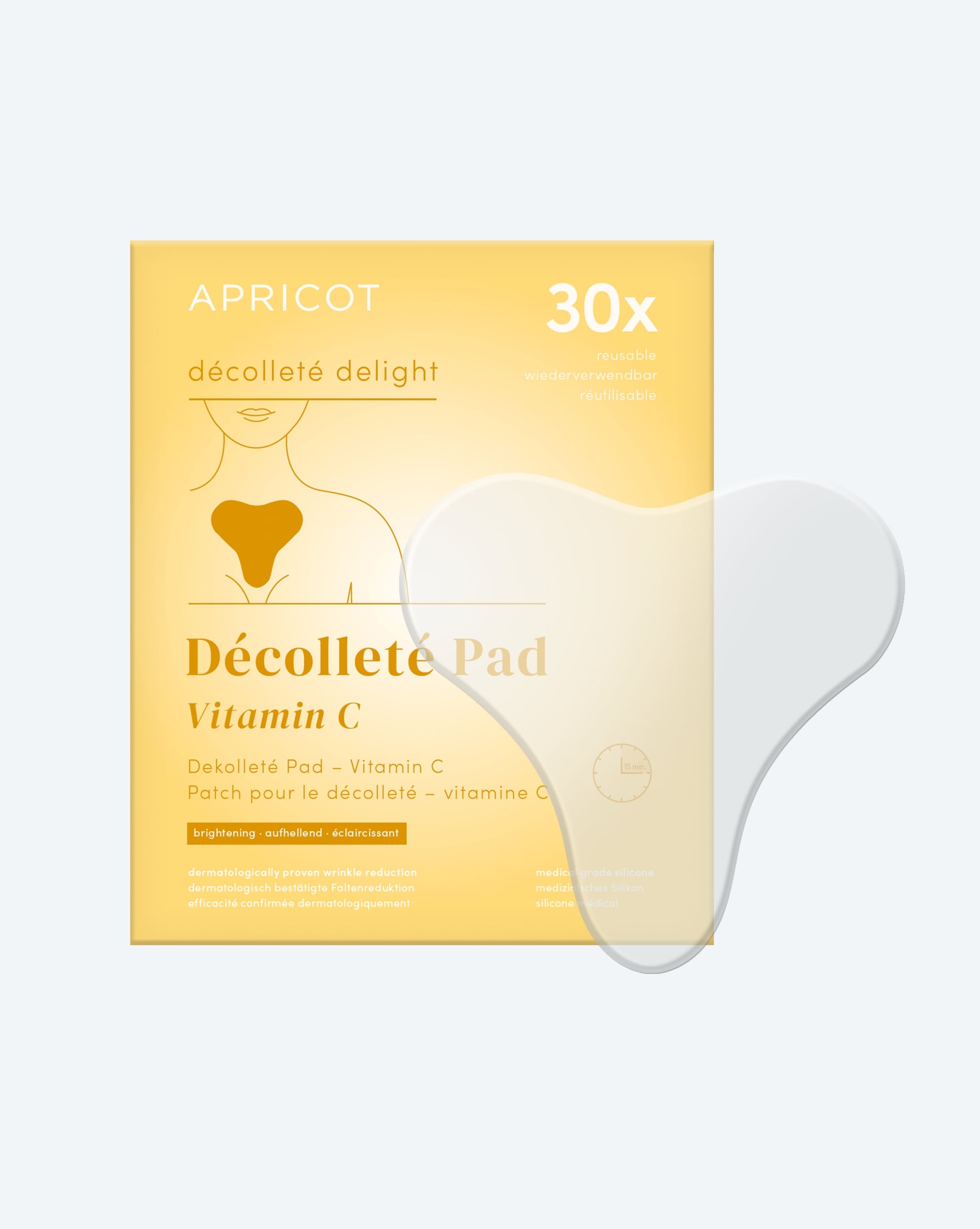 APRICOT Dekolleté Pad mit Vitamin C für die Dekolletépartie
